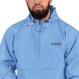 Hearts for Eternity Embroidered Champion Packable Jacket