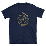 Be a Blessing to others (GOLD) - Heavier Cotton - Short-Sleeve Unisex T-Shirt