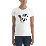 He Has Risen - Women's short sleeve t-shirt