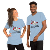 Christmas Memories... Making Smores. Short-Sleeve Unisex T-Shirt