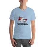 Christmas Memories... Making Smores. Short-Sleeve Unisex T-Shirt