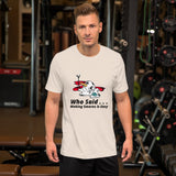 Who Said Making Smores is Easy! Short-Sleeve Unisex T-Shirt