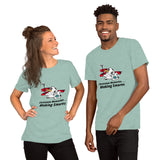 Christmas Memories... Making Smores. Short-Sleeve Unisex T-Shirt