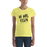 He Has Risen - Women's short sleeve t-shirt