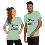 Christmas Memories... Making Smores. Short-Sleeve Unisex T-Shirt
