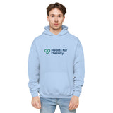 Hearts for Eternity Unisex fleece hoodie
