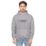 Hearts for Eternity Unisex fleece hoodie
