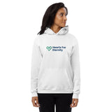 Hearts for Eternity Unisex fleece hoodie