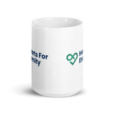 Hearts for Eternity White glossy mug