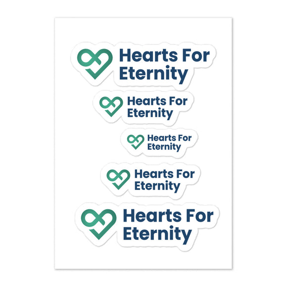 Hearts for Eternity Sticker sheet