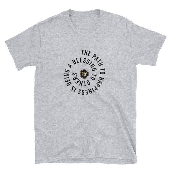 Be a Blessing to others (BLACK) - Heavier Cotton - Short-Sleeve Unisex T-Shirt