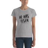 He Has Risen - Women's short sleeve t-shirt