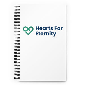 Hearts for Eternity Spiral notebook